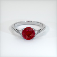 1.49 Ct. Ruby Ring, Platinum 950 1