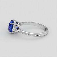 3.09 Ct. Blue Sapphire Ring, Platinum 950 4