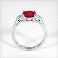 2.76 Ct. Ruby Ring, 18K White Gold 3