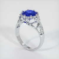 3.09 Ct. Sapphire Ring, Platinum 950 2