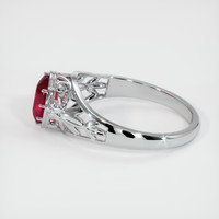 1.00 Ct. Ruby Ring, Platinum 950 4