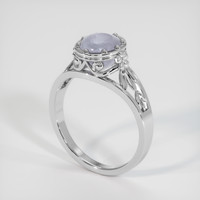 2.82 Ct. Sapphire Ring, Platinum 950 2