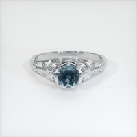 0.77 Ct. Sapphire Ring, Platinum 950 1