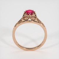 0.94 Ct. Ruby Ring, 14K Rose Gold 3