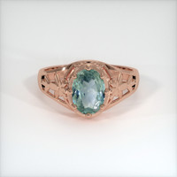 1.19 Ct. Sapphire Ring, 14K Rose Gold 1