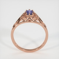 0.64 Ct. Sapphire Ring, 14K Rose Gold 3