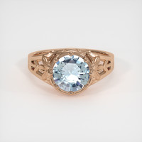 1.35 Ct. Gemstone Ring, 18K Rose Gold 1