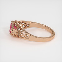1.07 Ct. Sapphire Ring, 18K Rose Gold 4