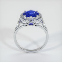 3.09 Ct. Sapphire Ring, 14K White Gold 3