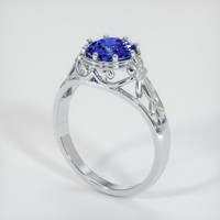 1.85 Ct. Sapphire Ring, 14K White Gold 2