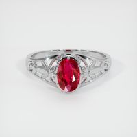 Ruby Ring 1.00 Ct., 14K White Gold Preview