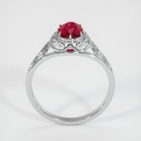 1.00 Ct. Ruby Ring, 14K White Gold 3