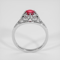 0.94 Ct. Ruby Ring, 14K White Gold 3