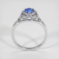 1.27 Ct. Blue Sapphire Ring, 14K White Gold 3