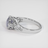 2.82 Ct. Sapphire Ring, 14K White Gold 4