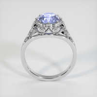 2.13 Ct. Bluish Purple Sapphire Ring, 14K White Gold 3