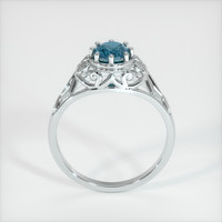 0.81 Ct. Sapphire Ring, 14K White Gold 3