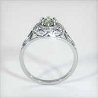 0.71 Ct. Sapphire Ring, 14K White Gold 3