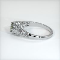0.71 Ct. Sapphire Ring, 14K White Gold 4