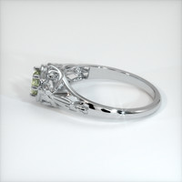 0.67 Ct. Sapphire Ring, 14K White Gold 4