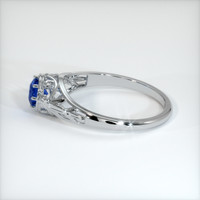 1.04 Ct. Sapphire Ring, 18K White Gold 4