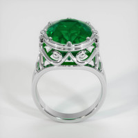 8.76 Ct. Emerald Ring, 18K White Gold 3