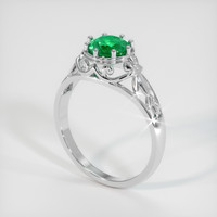 Emerald Ring 1.37 Ct., 18K White Gold Preview