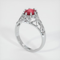 Ruby Ring 1.22 Ct., 18K White Gold Preview