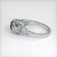 1.01 Ct. Sapphire Ring, 18K White Gold 4
