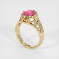 2.02 Ct. Sapphire Ring, 14K Yellow Gold 2