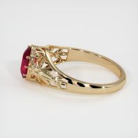 1.00 Ct. Ruby Ring, 14K Yellow Gold 4