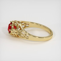 1.56 Ct. Ruby Ring, 14K Yellow Gold 4