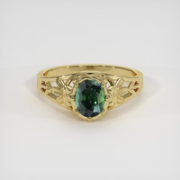 1.43 Ct. Sapphire Ring, 14K Yellow Gold 1