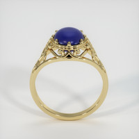 3.15 Ct. Blue Sapphire Ring, 18K Yellow Gold 3