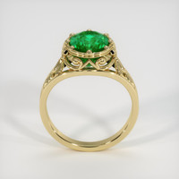 2.62 Ct. Emerald Ring, 18K Yellow Gold 3