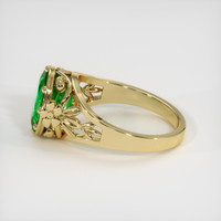 2.62 Ct. Emerald Ring, 18K Yellow Gold 4