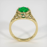 1.54 Ct. Emerald Ring, 18K Yellow Gold 3