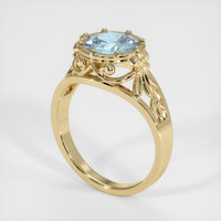 1.35 Ct. Gemstone Ring, 18K Yellow Gold 2