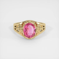 2.02 Ct. Sapphire Ring, 18K Yellow Gold 1