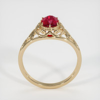 1.00 Ct. Ruby Ring, 18K Yellow Gold 3