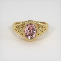 1.92 Ct. Sapphire Ring, 18K Yellow Gold 1