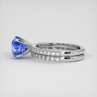 2.68 Ct. Blue Sapphire Ring, Platinum 950 4