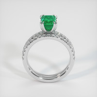 1.74 Ct. Emerald Ring, Platinum 950 3