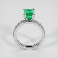 2.61 Ct. Emerald Ring, Platinum 950 3