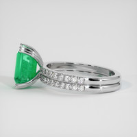 2.61 Ct. Emerald Ring, Platinum 950 4