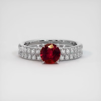 1.17 Ct. Ruby Ring, Platinum 950 1