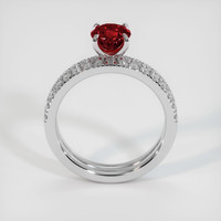 1.17 Ct. Ruby Ring, Platinum 950 3