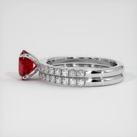 1.07 Ct. Ruby Ring, Platinum 950 4