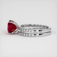 2.52 Ct. Ruby Ring, Platinum 950 4