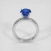 4.32 Ct. Blue Sapphire Ring, Platinum 950 3